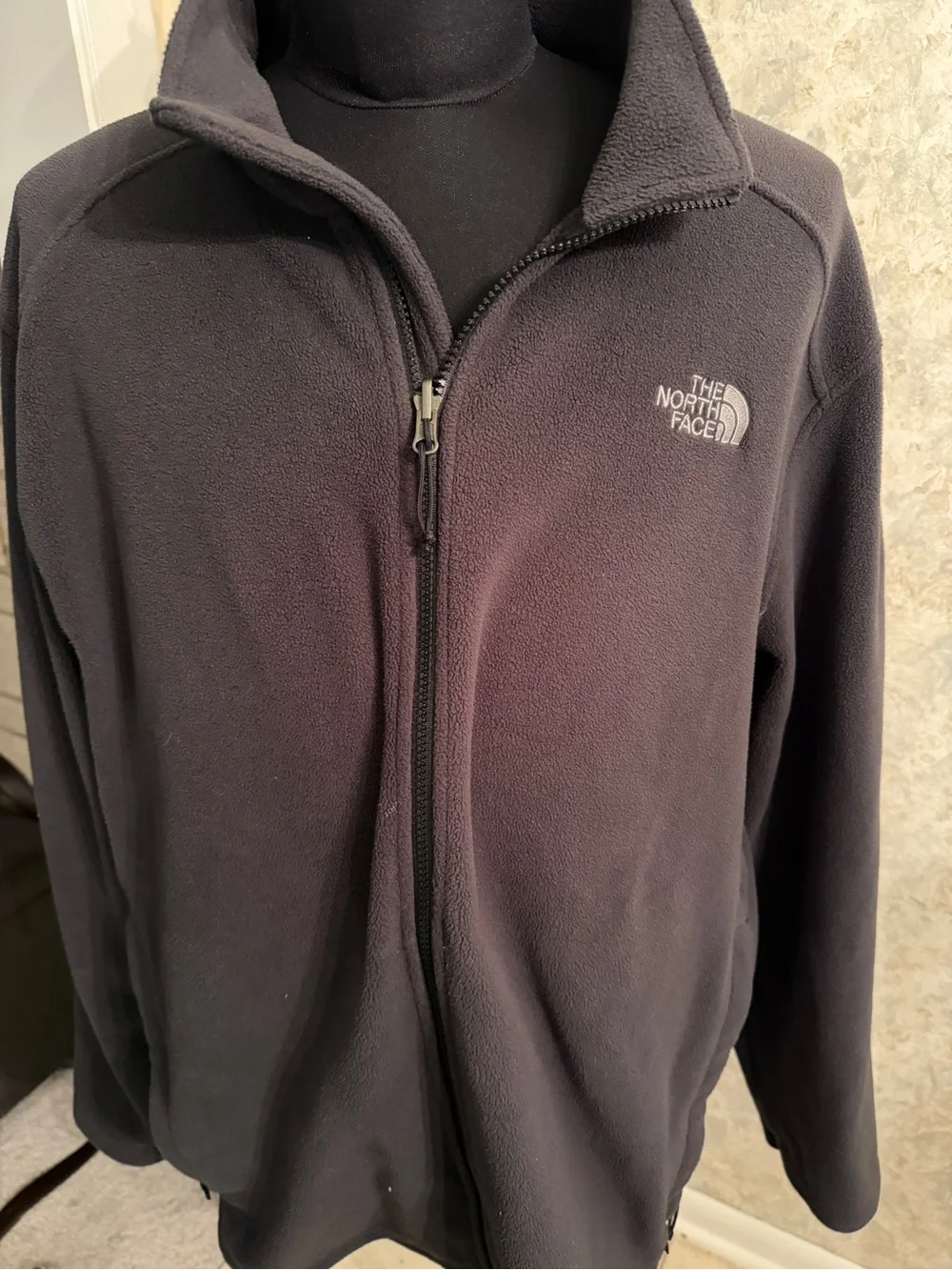 The North Face Men’s Black Fleece Full-Zip Jacket